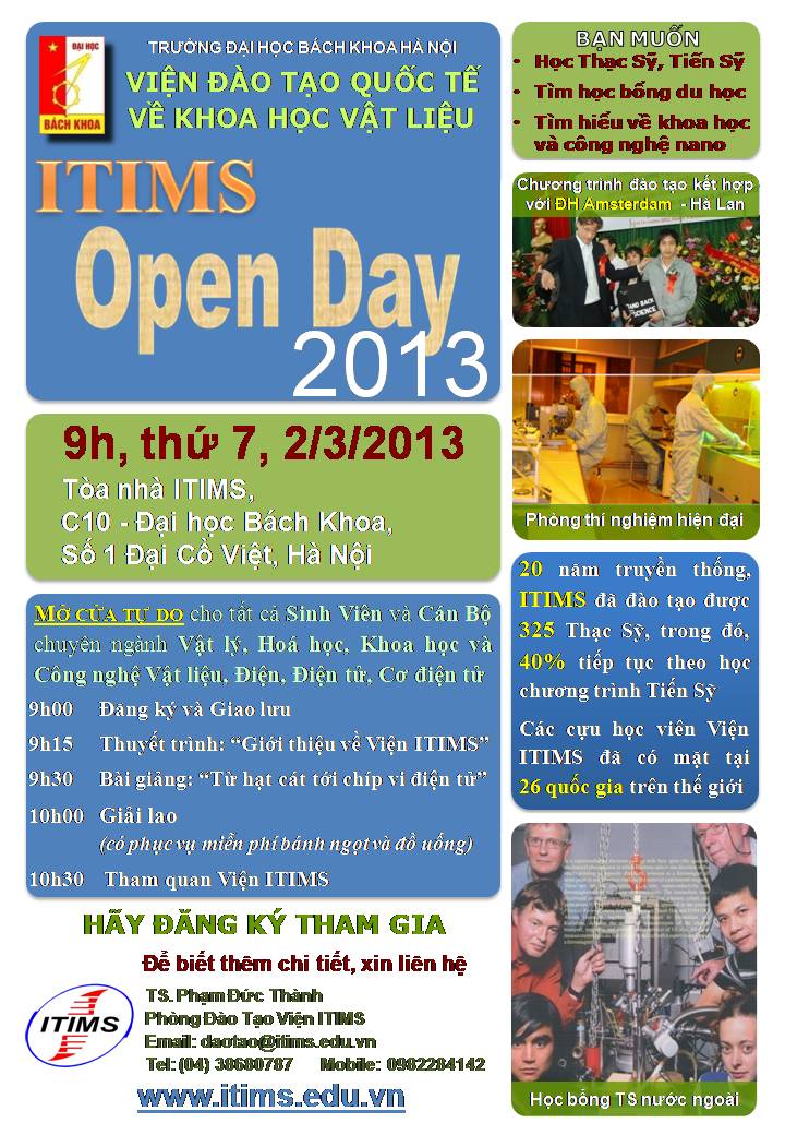 ITIMS Open Day 2013