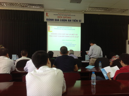 NCS Phạm Văn Tuấn bảo vệ luận án Tiến Sĩ NCS Phạm Văn Tuấn bảo vệ luận án Tiến Sĩ